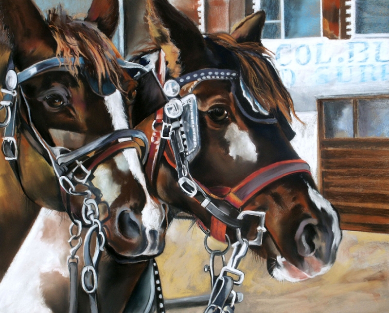 Galveston Rest Stop by artist Rae Andrews